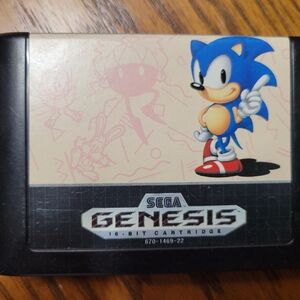 Genesis Sonic the Hedgehog Game Cartridge - Black